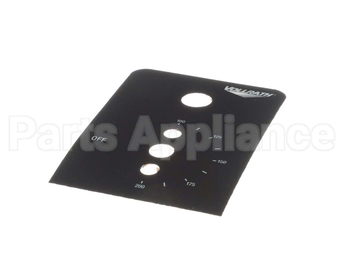 23877-1 Vollrath Control Label- Retro Warmer