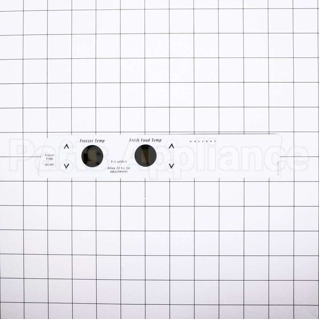 241603908 Frigidaire Label-Control Box
