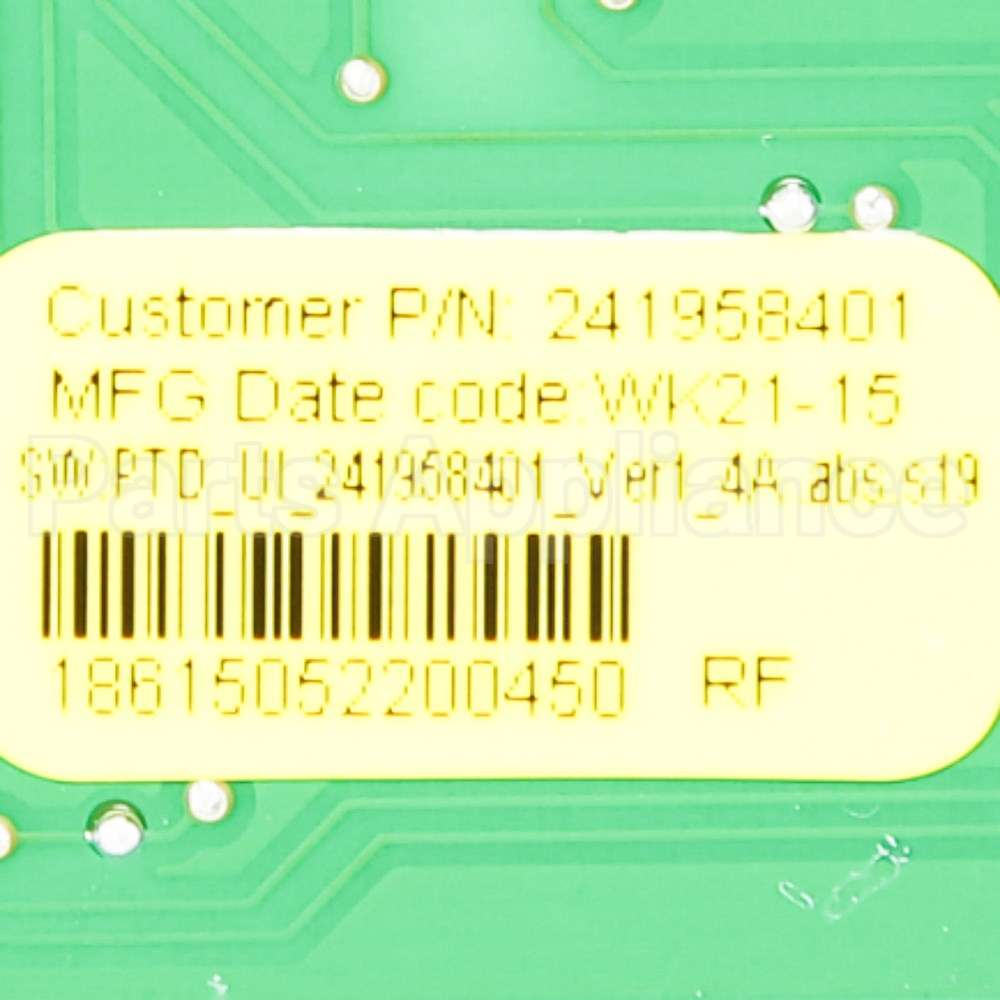 241958401 Frigidaire Control-Electrical
