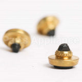 249847P Fisher Paykel Kit Foot Brass-Rubber (4 Pkt)