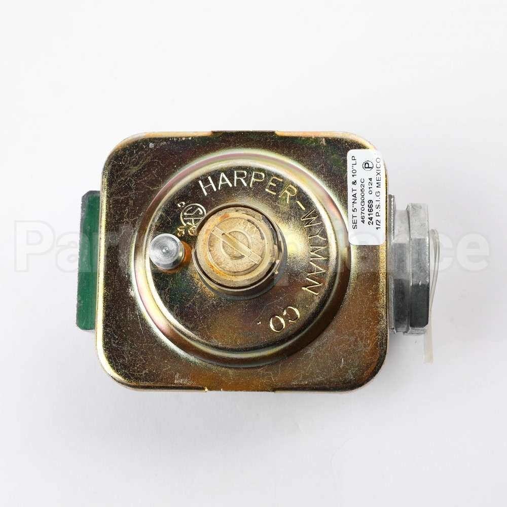 249999 Fisher Paykel Regulator Ng/Lp Drilled V2