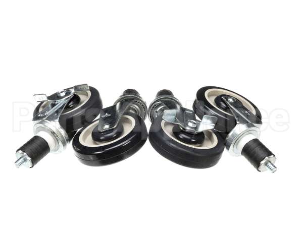 250500 Town Food Service Casters Set Of 4, 5 Dia. (2 W/ & 2 W/O B