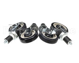 250500 Town Food Service Casters Set Of 4, 5 Dia. (2 W/ & 2 W/O B