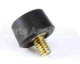 25137.0001 Bunn Foot,Blk Sbr-.75Odx.48Ht.25Thd