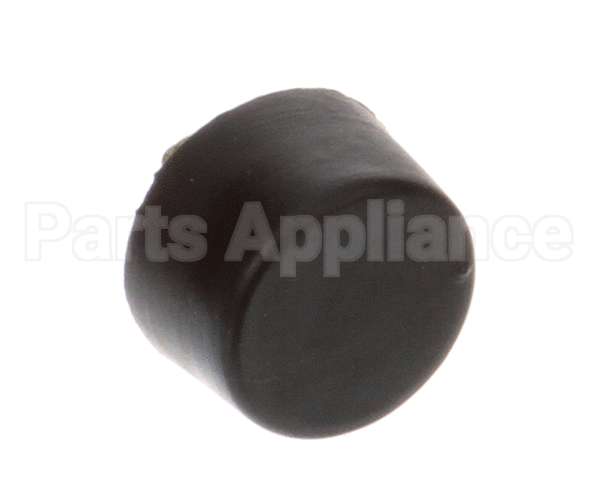 25137.0002 Bunn Foot,Blk Sbr-.75Odx.48Ht 8-32