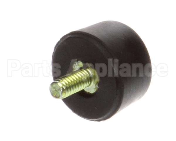 25137.0002 Bunn Foot,Blk Sbr-.75Odx.48Ht 8-32