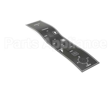 2521 Royal Range Control Panel Decal