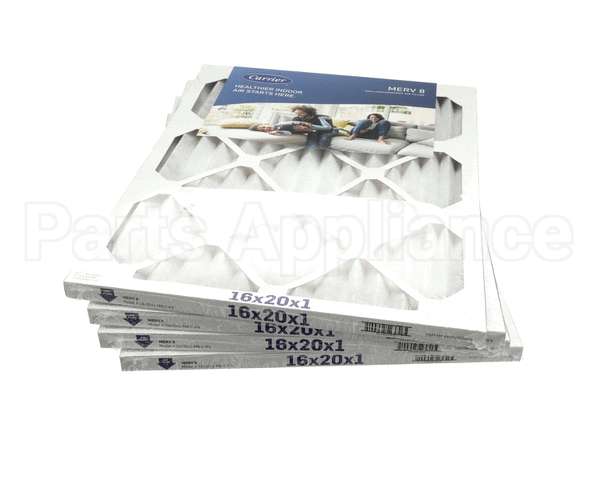 16X20X1-M8-C-P4 Carrier Merv 8 1" Filter Pack