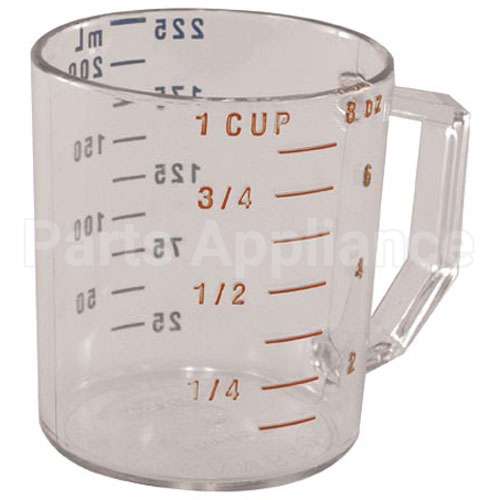 25MCCW-135 Compatible Cambro Cup, Measuring(1Cup, Dry, Clear)