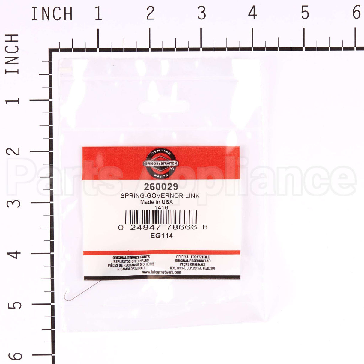 260029 Briggs & Stratton Spring-Governor Link