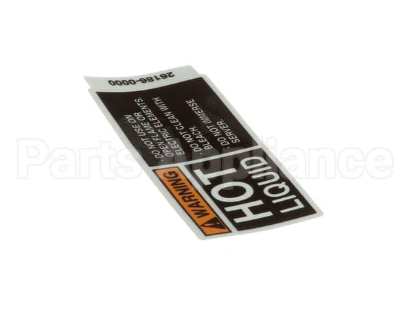 26186.0000 Bunn Decal, Warning Hot Liquid