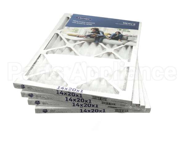 14X20X1-M8-C-P4 Carrier Merv 8 1" Filter Pack