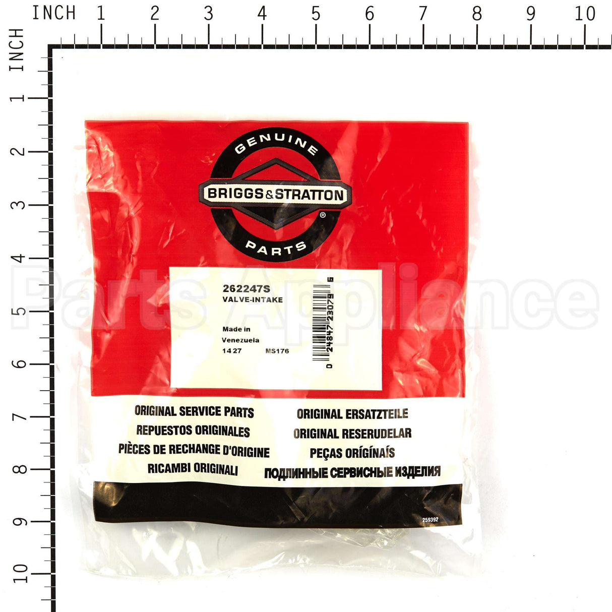 262247S Briggs & Stratton Valve-Intake