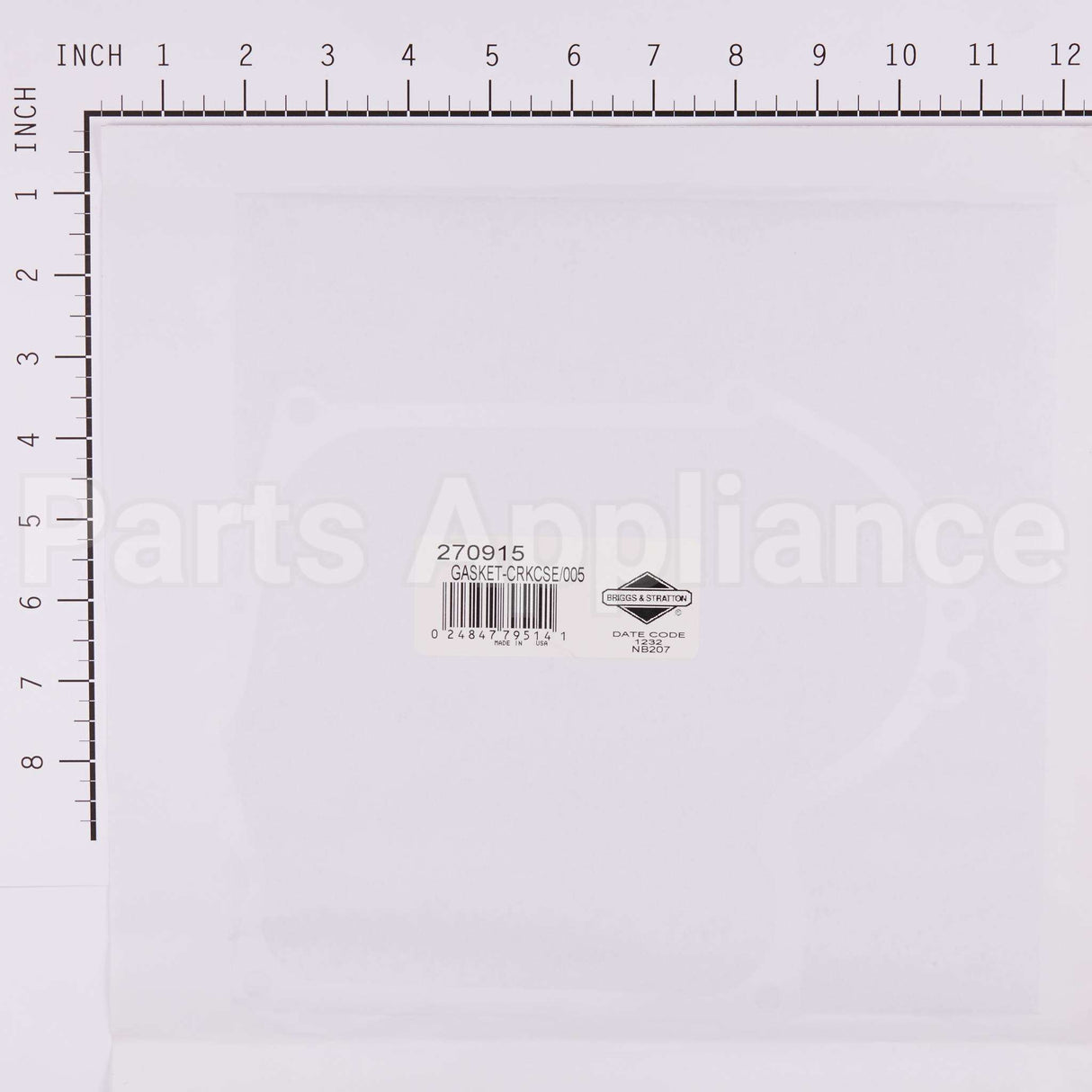 270915 Briggs & Stratton Gasket-Crkcse/005