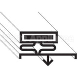 2717 Compatible Continental Gasket, Drawer - 11-1/4" X 22-3/4"