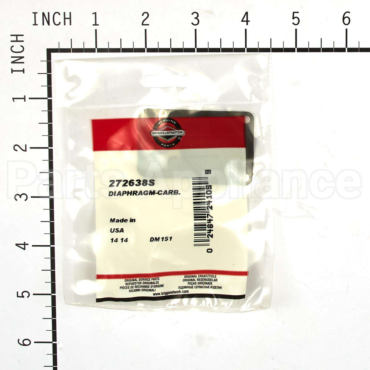 272638S Briggs & Stratton Diaphragm-Carb.