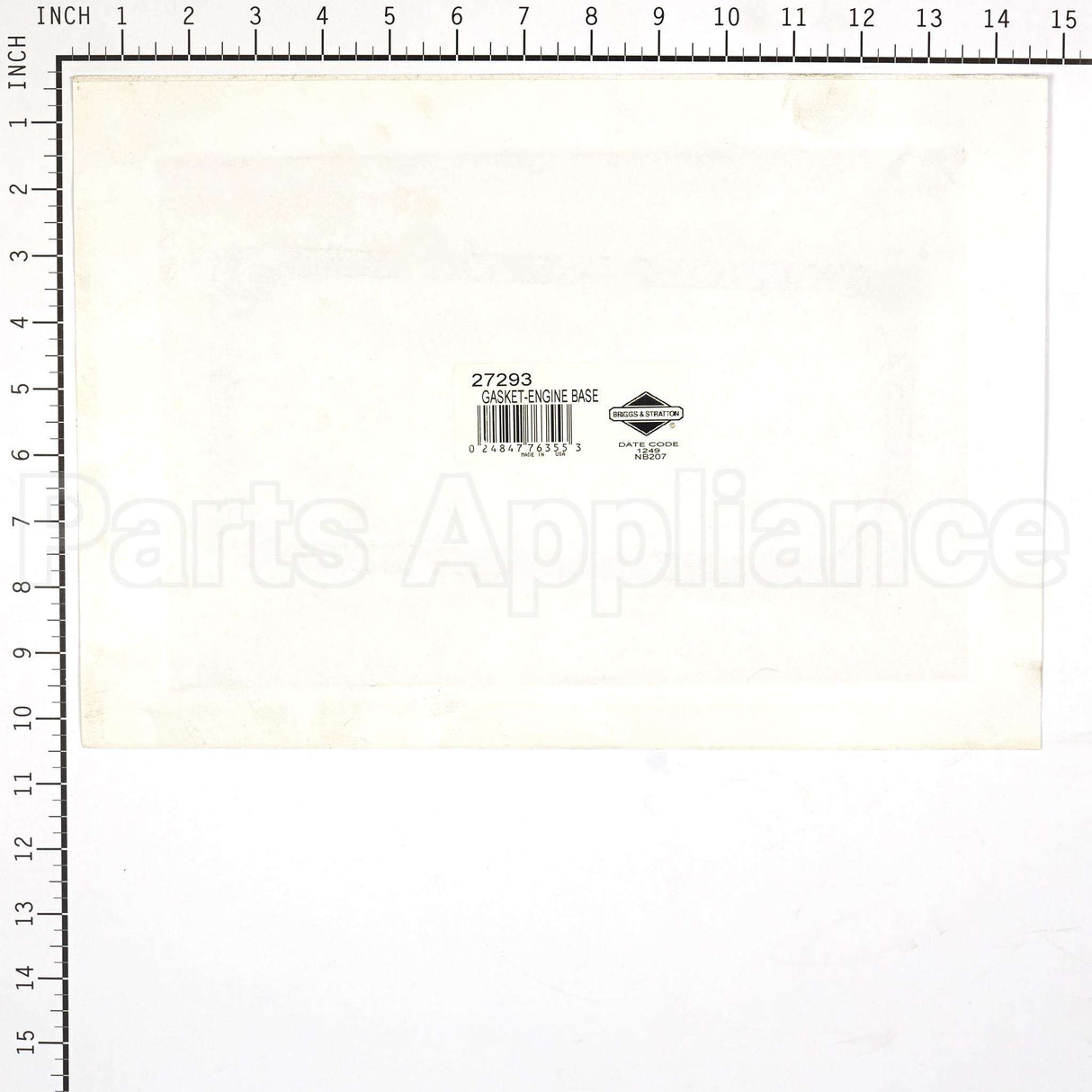 27293 Briggs & Stratton Gasket-Engine Base