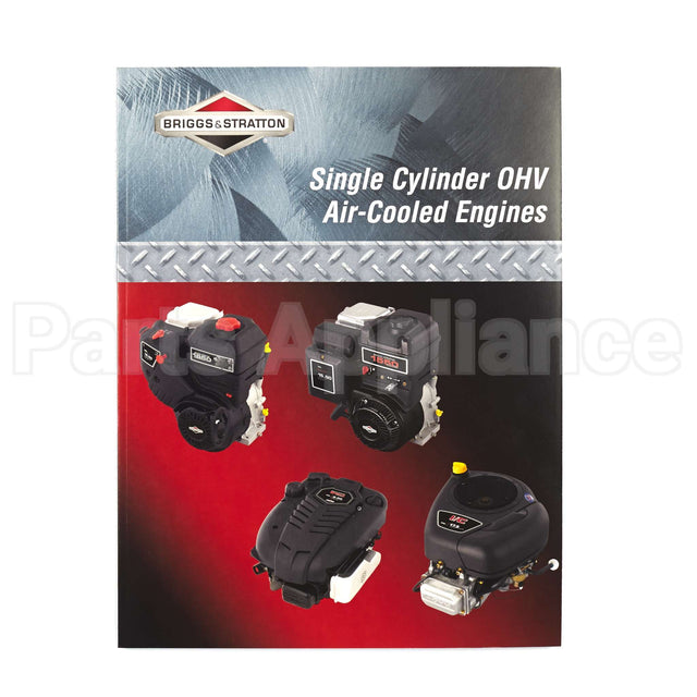 276781 Briggs & Stratton Rep Man- Single Cyl Ohv