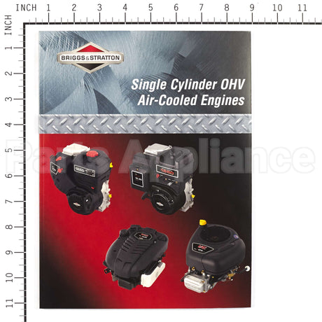 276781 Briggs & Stratton Rep Man- Single Cyl Ohv