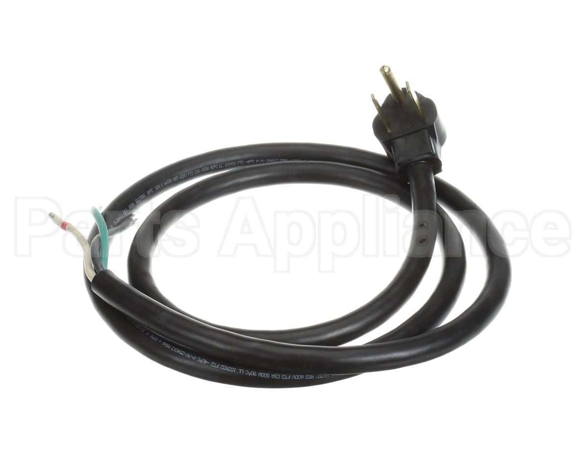 27728.0021 Bunn Power Cord Assembly, 50A 250V Nema 6-50P