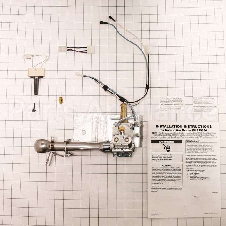 279894 Whirlpool Burner-Gas