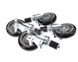28-124S Krowne Set Of 1-1/2" Stem Caster With 5" Lockin