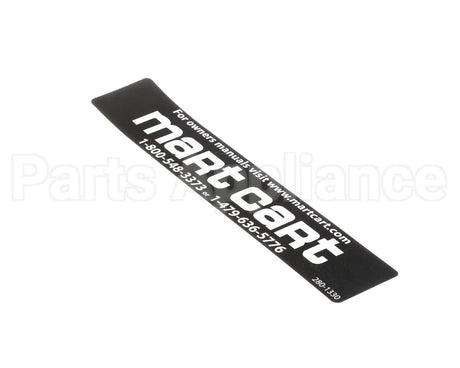 280-1330 Mart Cart Decal: Logo, Mart Cart