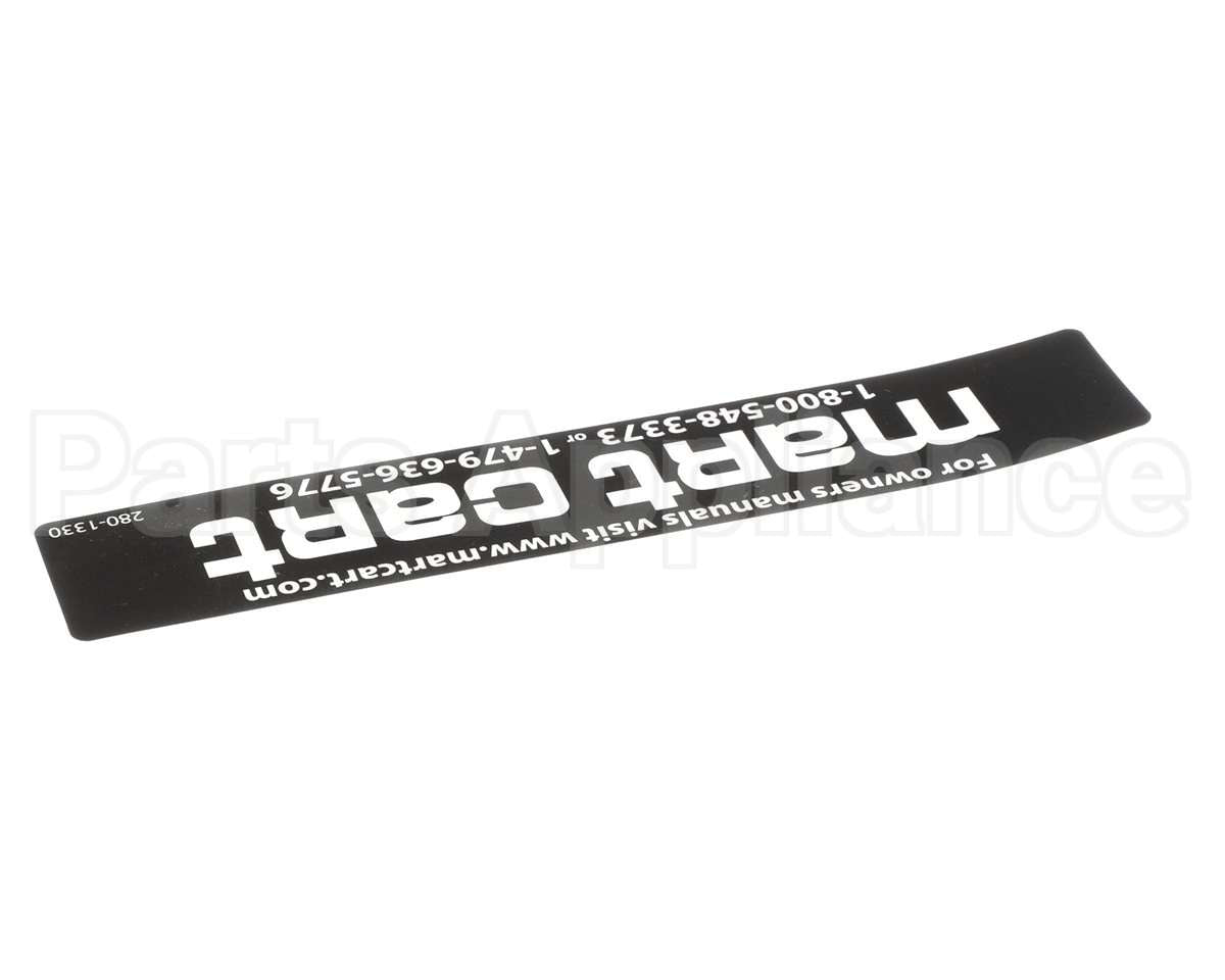 280-1330 Mart Cart Decal: Logo, Mart Cart