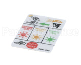 280-1863 Mart Cart Decal: Rocker Swt, 3G Intelli, Eng/Span
