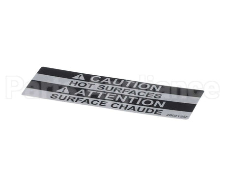2802120 Lincoln Label Caution Hot