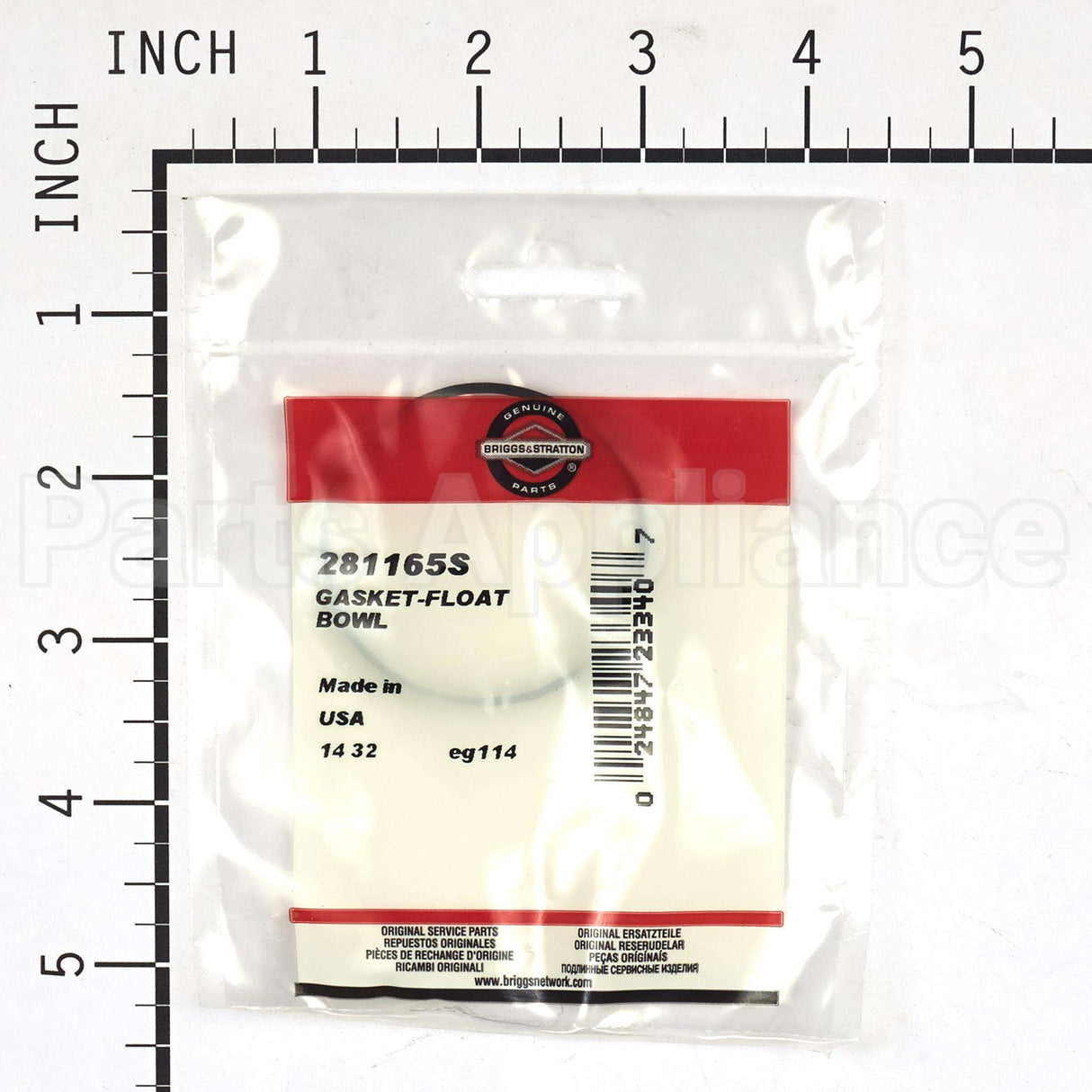 281165S Briggs & Stratton Gasket-Float Bowl
