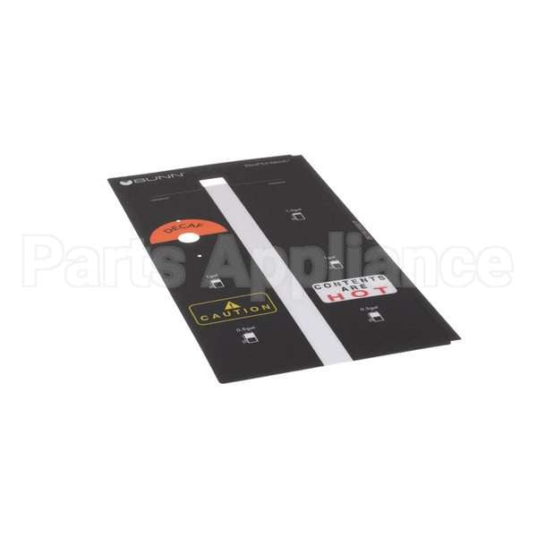28159.0000 Compatible Bunn Decal, Decorw/Indicators(1.5G
