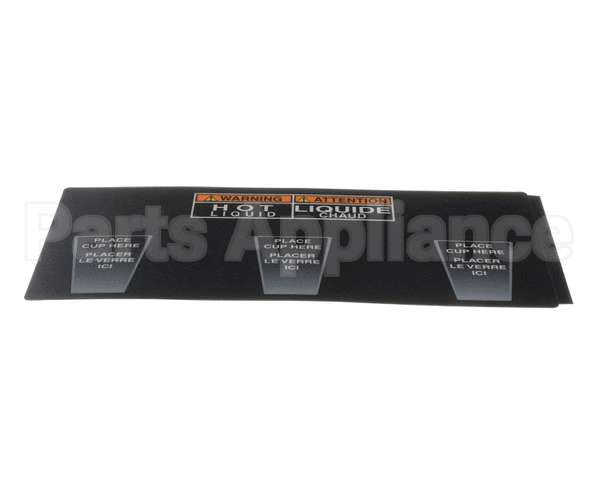 28328.7013 Bunn Decal,Cup Placement Imix-3 Pc Eng/Fre
