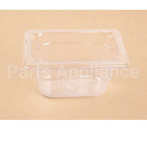 28437 Compatible Silver King 1/9 Size Plastic Pan 4In Deep