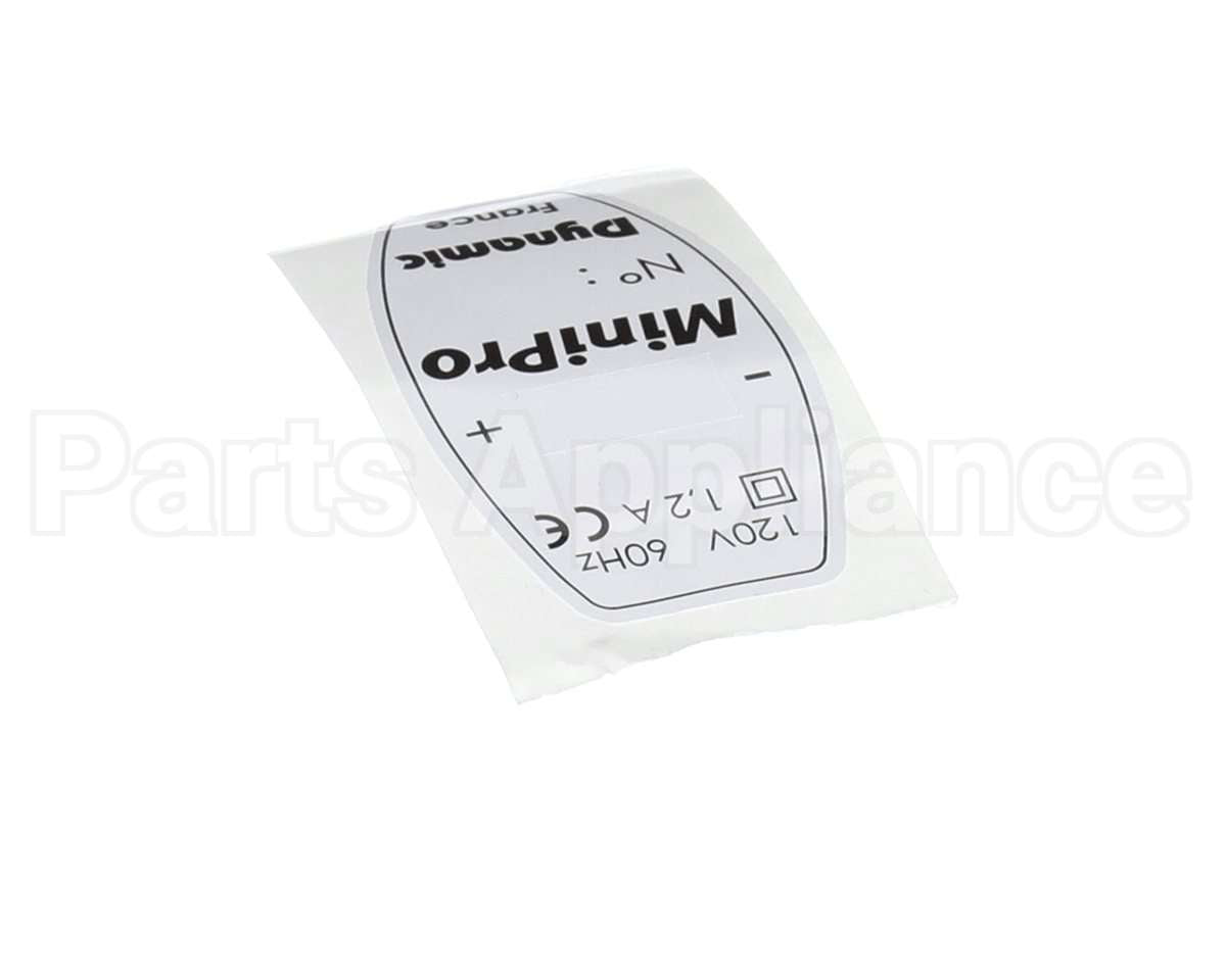 2853 Dynamic Mixer Id Label (230V)