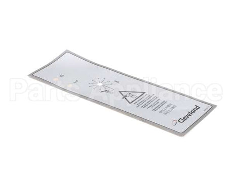 KE95555-1 Cleveland Label; Front Panel (Ket)