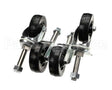 2878.S Hardt Casters (4) Adjustable, Set Of 4 (2 W/Br