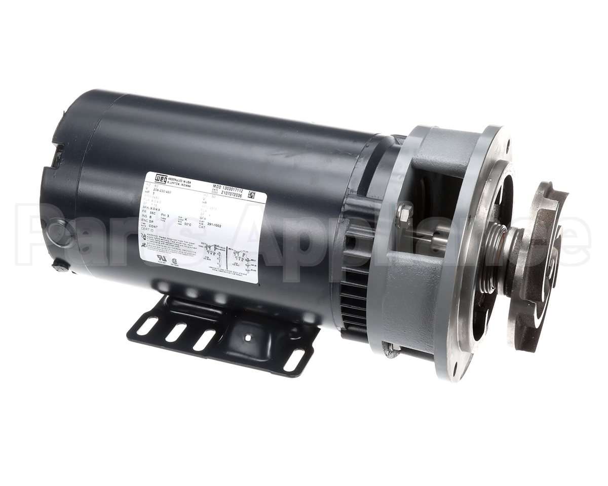 288-1056 American Dish Service Wash Pump Asm 3Hp 1Ph