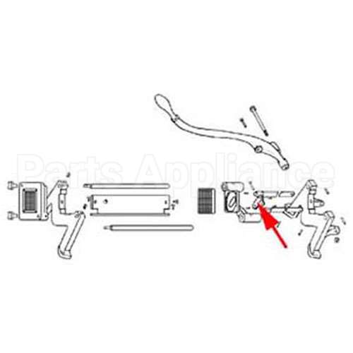29-5 Compatible Vollrath Bracket, Pusher Plate, Mod 29