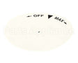 293300 Low Temp Industries Label On/Off/Max Clear