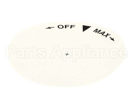 293300 Low Temp Industries Label On/Off/Max Clear