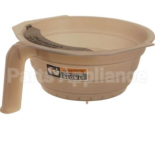 29351.0000 Compatible Bunn Funnel, Brew, W/Dcl, Wide, Smoke