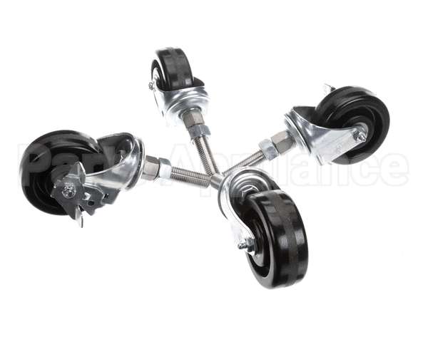 2954.SET4 Hardt Caster Swivel 4 Adj.c/Set Blaz