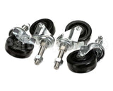 2954.SET4.S Hardt Caster Swivel 4 Adj C/Set Blaze/35
