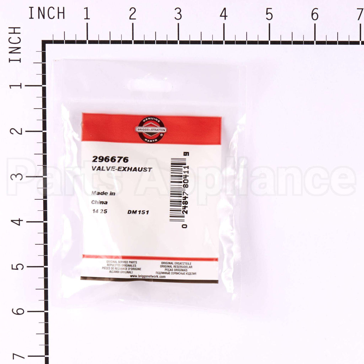 296676 Briggs & Stratton Valve-Exhaust