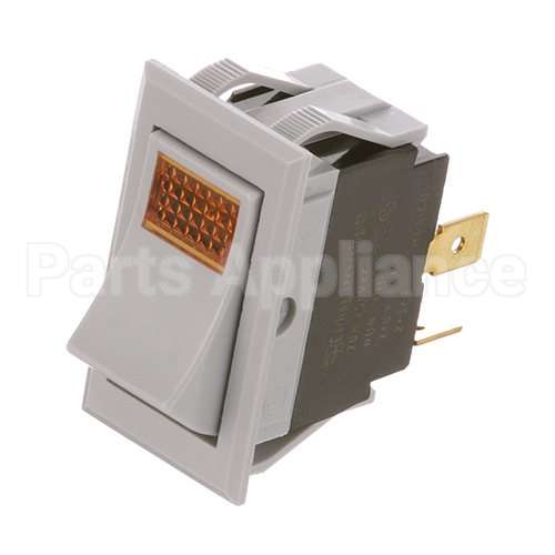 2E35127 Compatible Wells Lighted Rocker Switch 7/8 X 1-1/2 Dpst