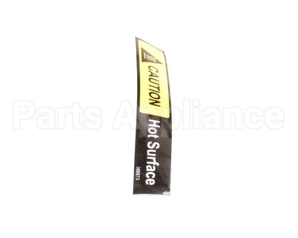 2M-300872 Wells Label Caution Hot Surface