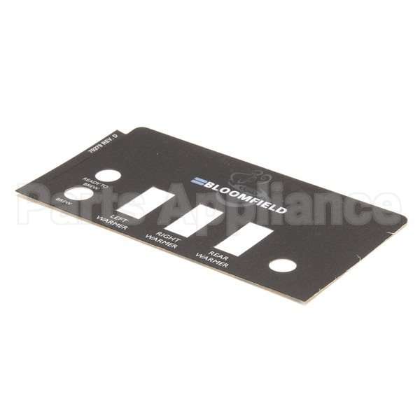 2M-70279 Compatible Star Label, Ctrl Pnl Decal, 8572/73/74
