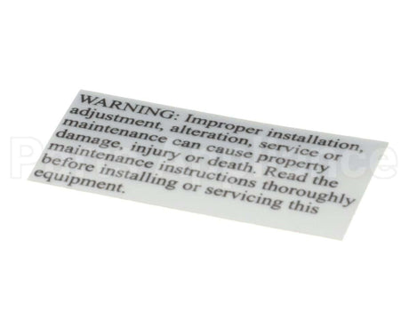 2M-Z1280 Star Label-Warning