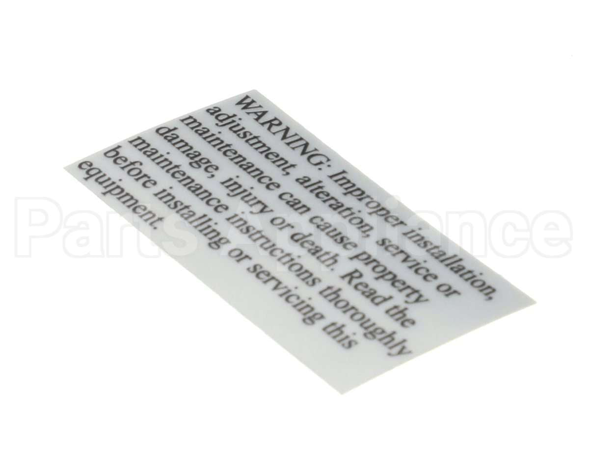 2M-Z1280 Star Label-Warning